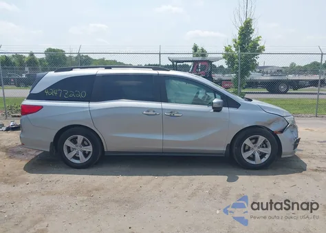 2019 Honda Odyssey Ex-L from USA, damaged, VIN 5FNRL6H70KB132263